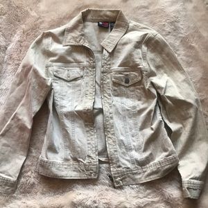 Tan jean jacket